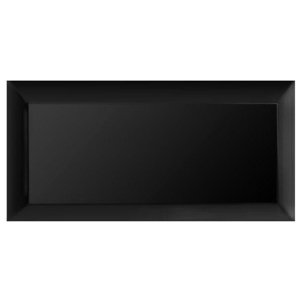 Metro glossy black bevel METRO-BLACK-2