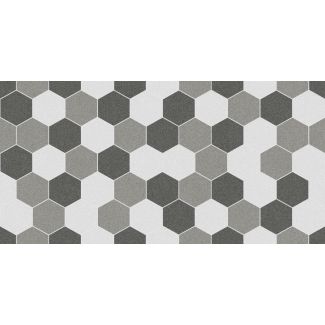 300X600-HEX MIX L/GREY